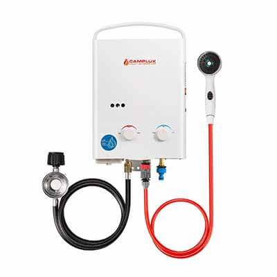 Camplux 5L 1.32 GPM Tankless Outdoor Portable Propane Water Heater